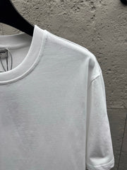 New York Print Crew Neck Short-Sleeve T-Shirt with Back