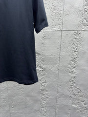 New York Print Crew Neck Short-Sleeve T-Shirt with Back
