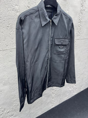 Zippered Collar Jacket