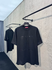 Plastisol Printed Crew Neck Short-Sleeve T-Shirt