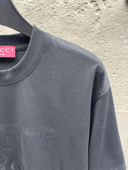 Plastisol Printed Crew Neck Short-Sleeve T-Shirt