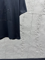 Plastisol Printed Crew Neck Short-Sleeve T-Shirt