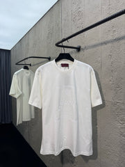 Plastisol Printed Crew Neck Short-Sleeve T-Shirt