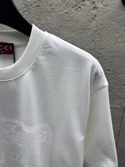 Plastisol Printed Crew Neck Short-Sleeve T-Shirt