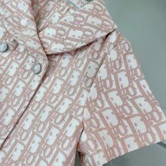 All-over logo print dress