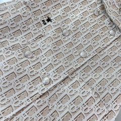 All-over logo print dress