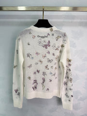 3D Butterfly Knit Sweater