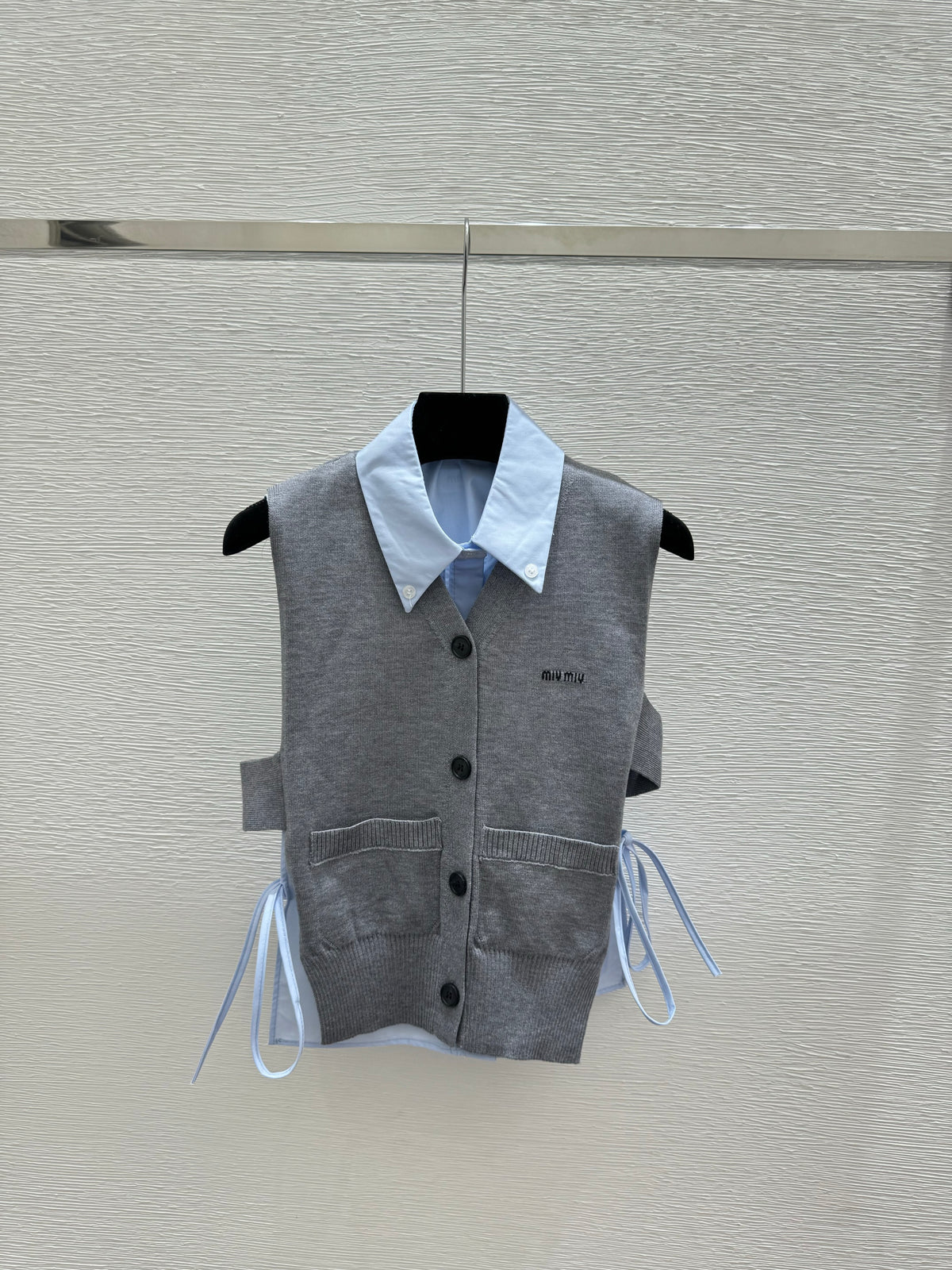 Knitted Vest Two-Piece Set