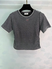 Knitted Short-Sleeve T-Shirt