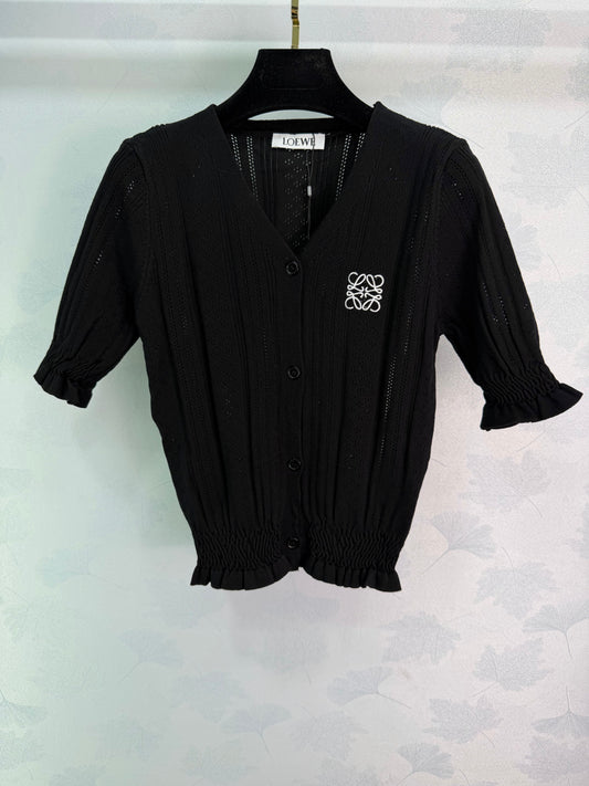 V-neck Knit Cardigan