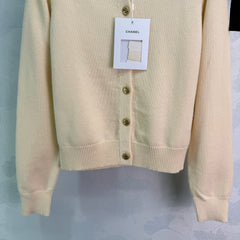 Creamy Yellow Knit Cardigan