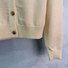 Creamy Yellow Knit Cardigan