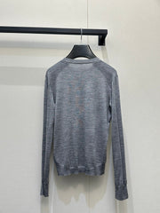 Color-blocked Embroidered Logo Sweater