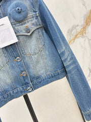 Distressed Washed Denim Set