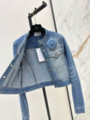 Distressed Washed Denim Set