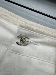 Linen Wide-Leg Casual Pants