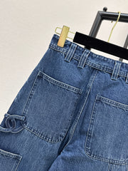Side-pocket jeans