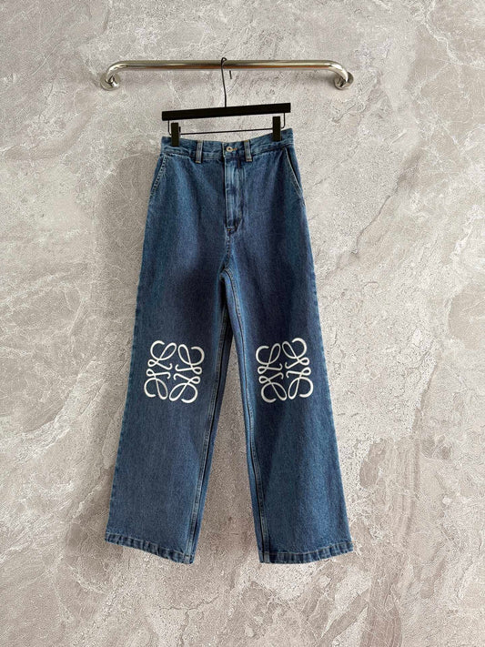 Burnished Straight-Leg Jeans