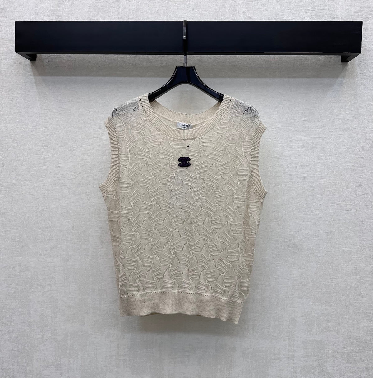 Embroidered Knit Vest