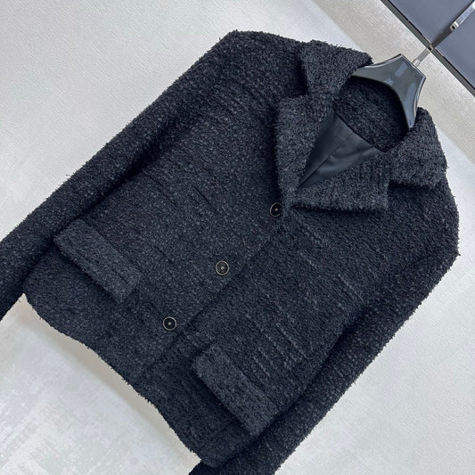Collared Woven Dress Jacket