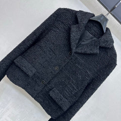 Collared Woven Dress Jacket