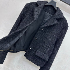 Collared Woven Dress Jacket