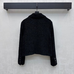 Collared Woven Dress Jacket