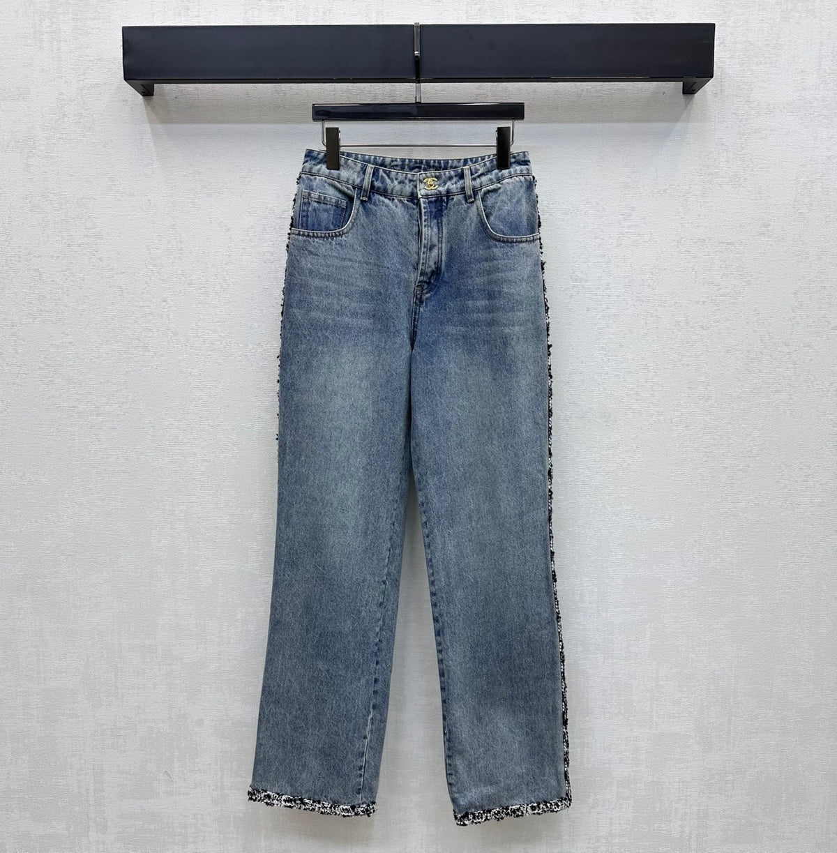 Patchwork Denim Pants