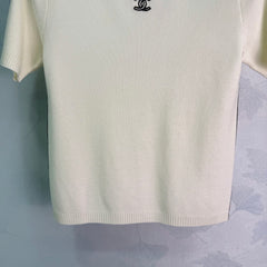 Knitted Short-Sleeve T-Shirt