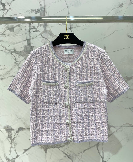 Heavily Beaded Tweed Jacket