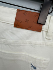 Retro-wash high-waisted wide-leg jeans
