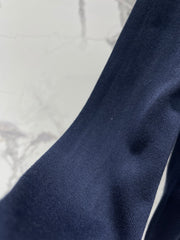 Letter-Embroidered Lace Long-Sleeve Cardigan