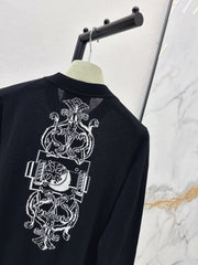 Embroidered Knit Cardigan