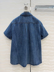 Danny Short-Sleeve Denim Shirt