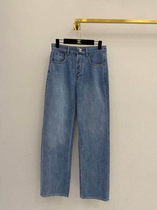 Patchwork Denim Pants