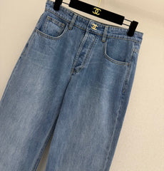 Patchwork Denim Pants