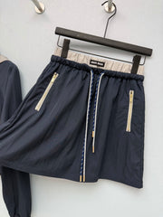 Lightweight Windbreaker Jacket &amp; Skirt Set