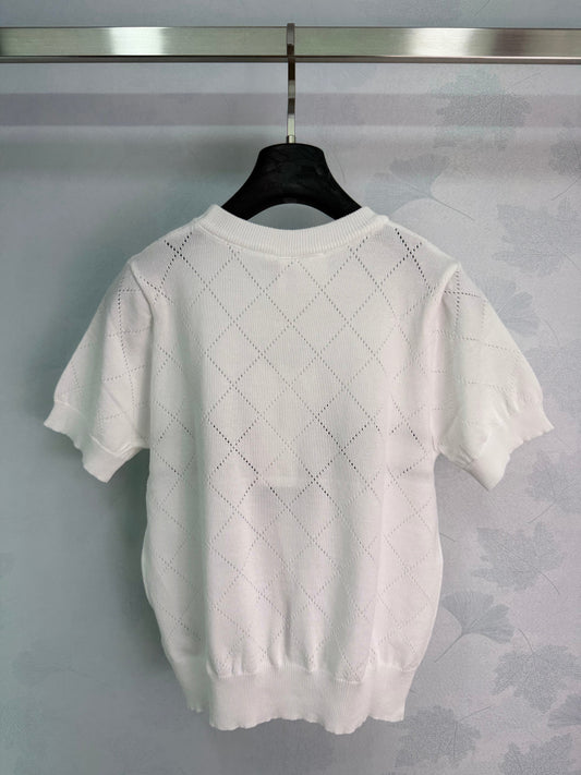 26 New Knitted Short-Sleeve Top