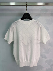 26 New Knitted Short-Sleeve Top