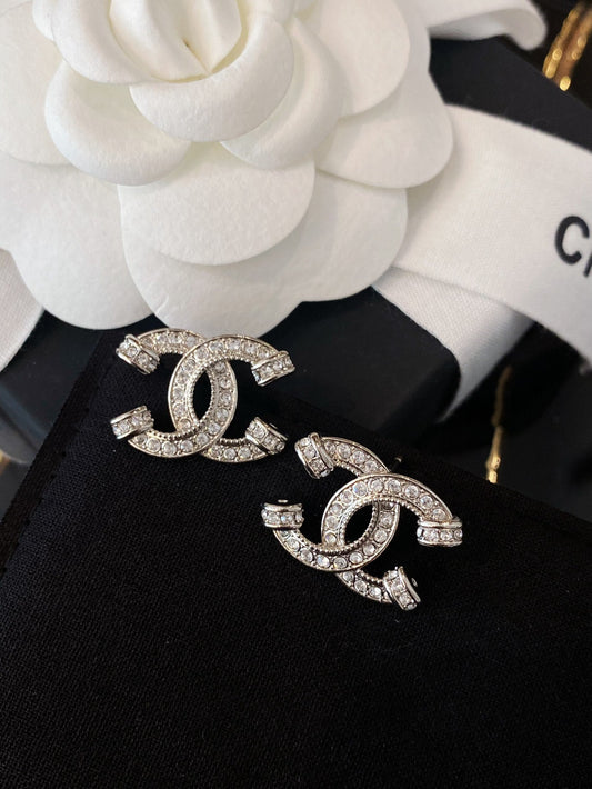 Crystal full diamond earrings