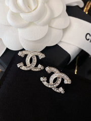 Crystal full diamond earrings