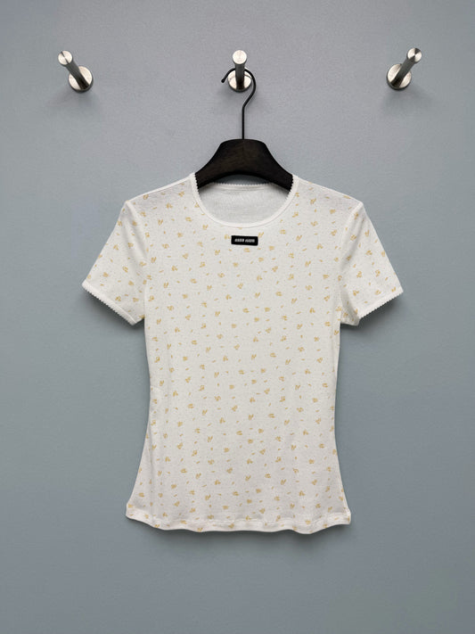 26. New Floral Short-Sleeve Top
