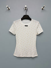 26. New Floral Short-Sleeve Top