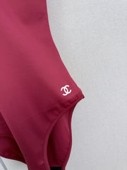 Cross-body swimsuit