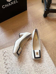 Chunky Heel Mary Janes with Backpack Buckle