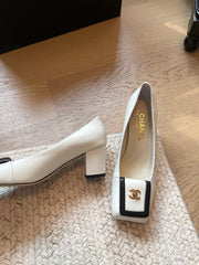 Chunky Heel Mary Janes with Backpack Buckle