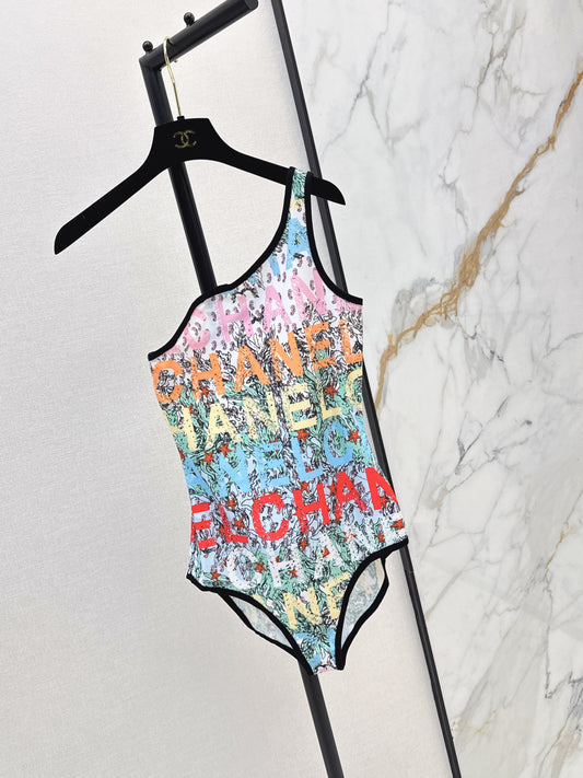 Graffiti One-Piece Swimsuit