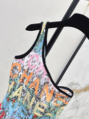 Graffiti One-Piece Swimsuit