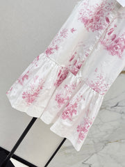 Floral print sleeveless dress