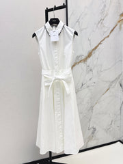 Color-blocked embroidered maxi dress